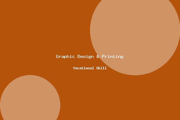 Graphic Design & Printing